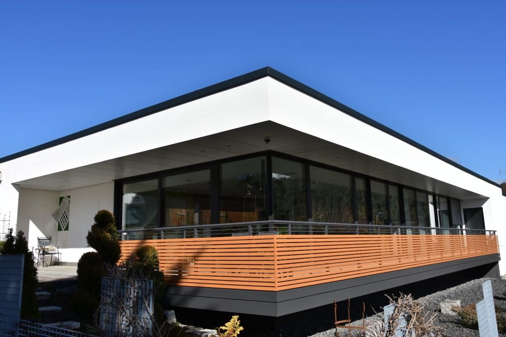 Aluminium Holzoptik Rettner Ziegler Balkongelander