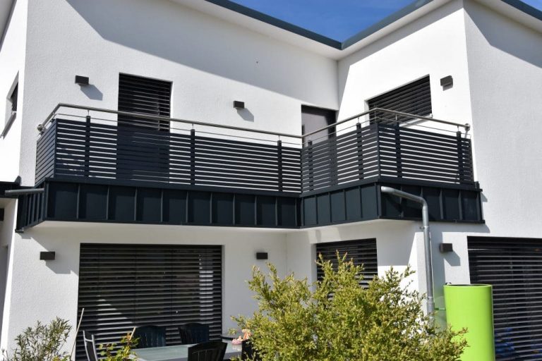 Moderne Geländer aus Aluminium - Rettner&Ziegler Balkongeländer