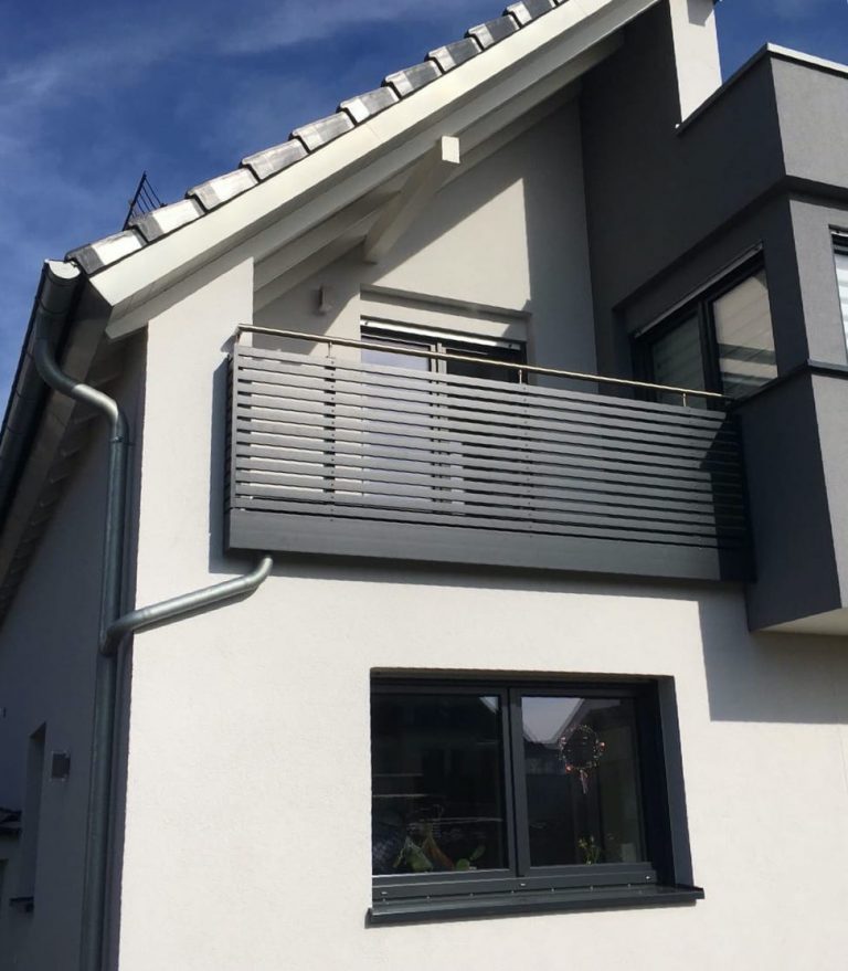 Moderne Geländer aus Aluminium - Rettner&Ziegler Balkongeländer